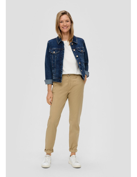 S.OLIVER Regular fit: chinos with a belt 2145749-8238