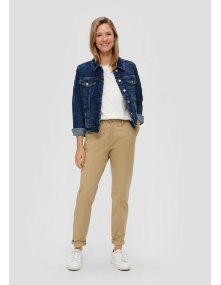 S.OLIVER Regular fit: chinos with a belt 2145749-8238