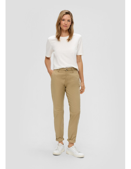 S.OLIVER Regular fit: chinos with a belt 2145749-8238