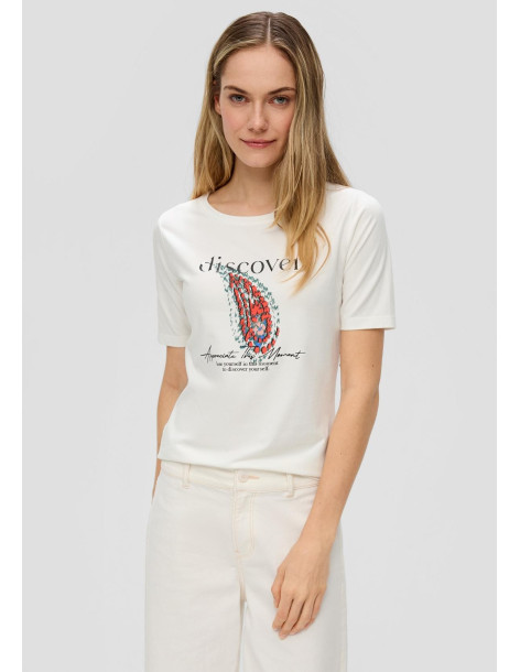 S.OLIVER Stretch cotton T-shirt 2145266-02D1
