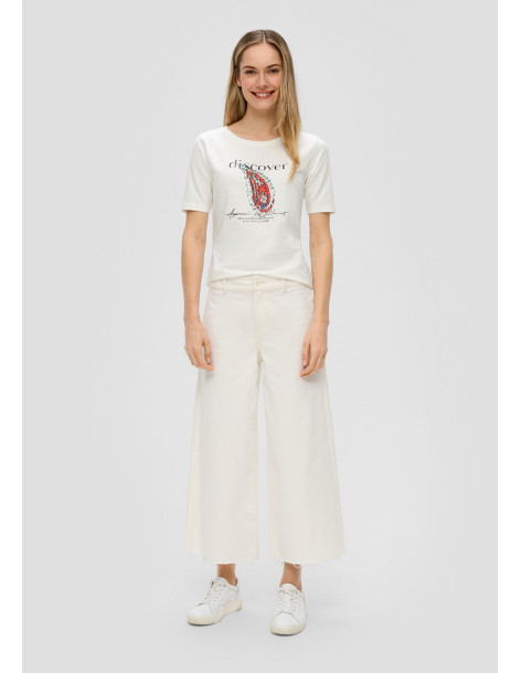 S.OLIVER Stretch cotton T-shirt 2145266-02D1 | BON FASHION