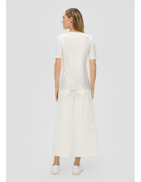 S.OLIVER Stretch cotton T-shirt 2145266-02D1 | BON FASHION