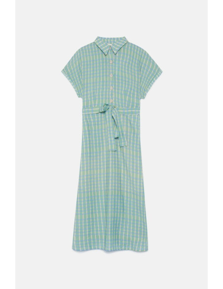 COMPANIA FANTASTICA Green midi dress 42C/11204 | BON FASHION