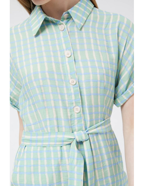 COMPANIA FANTASTICA Green midi dress 42C/11204 | BON FASHION