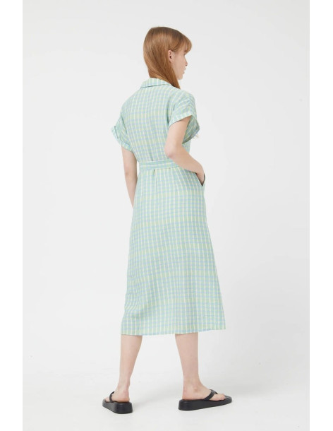 COMPANIA FANTASTICA Green midi dress 42C/11204 | BON FASHION