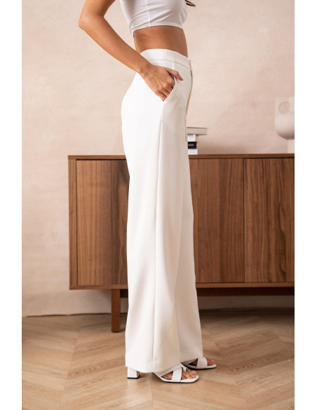 BON FASHION TROUSER 2228B-WHITE| BON FASHION