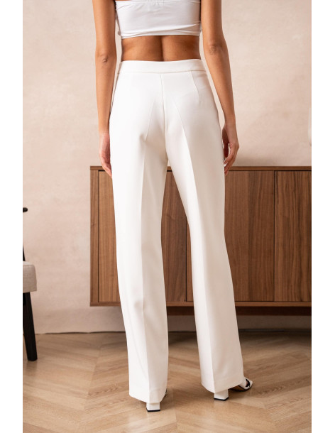 BON FASHION TROUSER 2228B-WHITE| BON FASHION