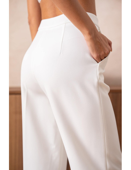 BON FASHION TROUSER 2228B-WHITE| BON FASHION