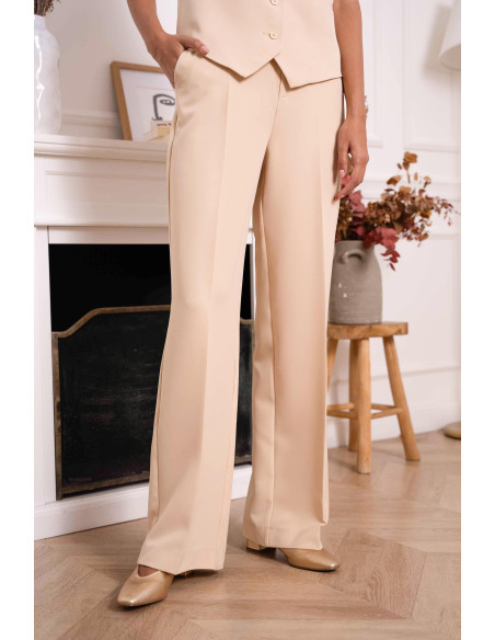 BON FASHION TROUSER 2228B-BEIGE