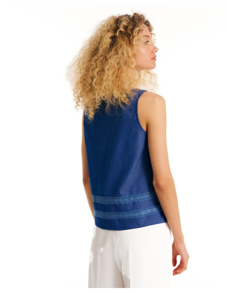 FOREL Τοπ τύπου τζιν 078.40.01.009 | BON FASHION