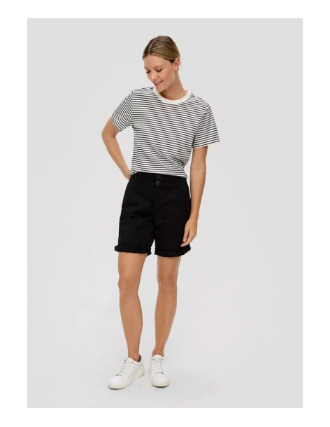 S.OLIVER Regular fit: Stretch cotton shorts 2142741-9999