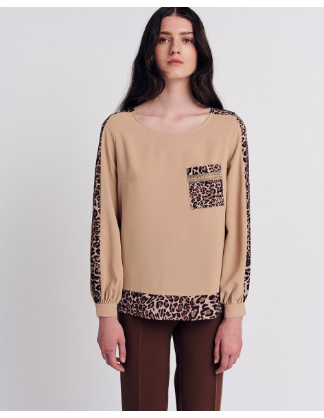 FOREL Μπλούζα με animal print 079.10.01.027