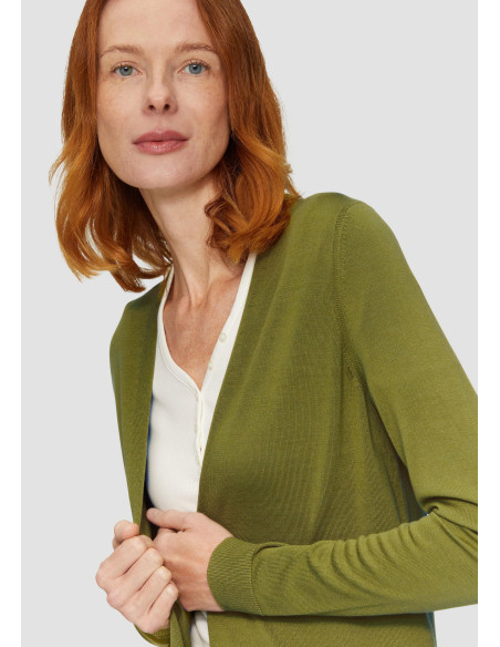 S.OLIVER Viscose blend cardigan 2155492-7774 | BON FASHION