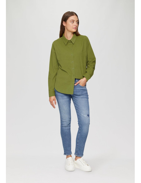 S.OLIVER Corduroy blouse in a relaxed fit 2155173-7774 | BON FASHION