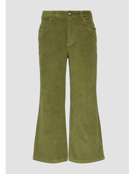 S.OLIVER Stretchy corduroy culottes 2154440-7774 | BON FASHION