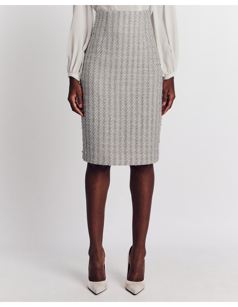 FOREL Φούστα pencil τουίντ 079.00.01.030 | BON FASHION