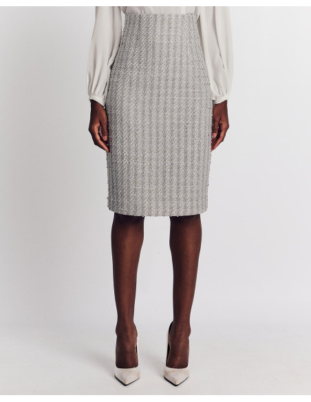 FOREL Φούστα pencil τουίντ 079.00.01.030 | BON FASHION