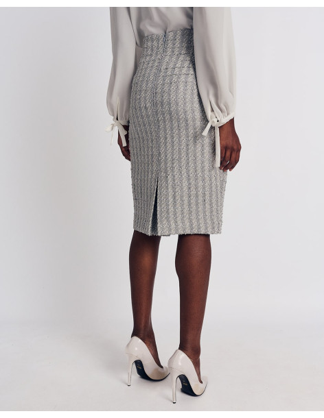 FOREL Φούστα pencil τουίντ 079.00.01.030 | BON FASHION