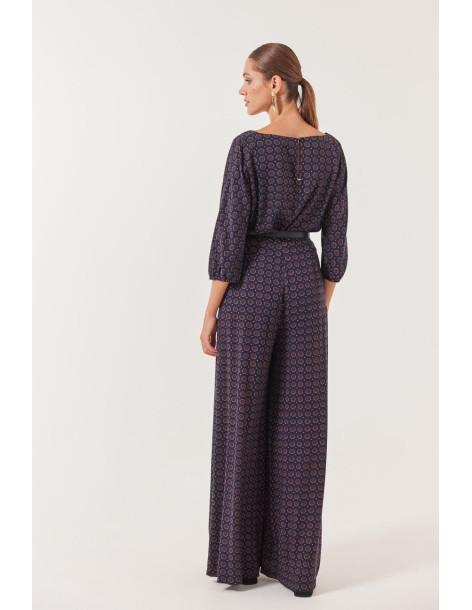 ENZZO Παντελόνα Abby 242091-ΜΠΛΕ | BON FASHION