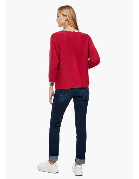 Πλεκτή μπλούζα 3/4 μανίκι S.OLIVER 2043096-3842 | BON FASHION