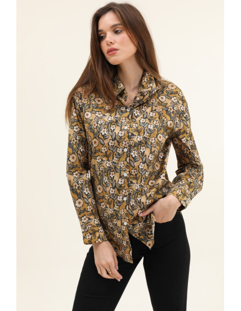 BON FASHION SHIRT 3006L-BROWN | BON FASHION
