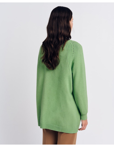 FOREL Πλεκτή μπλούζα 079.90.01.042-ΟΛΙΒ | BON FASHION