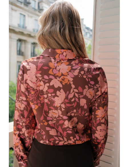 LOVIE & CO Blouse ALOIS 93196-BROWN | BON FASHION