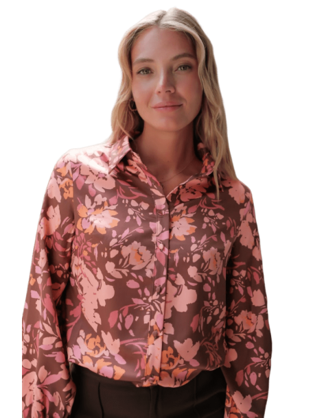 LOVIE & CO Blouse ALOIS 93196-BROWN