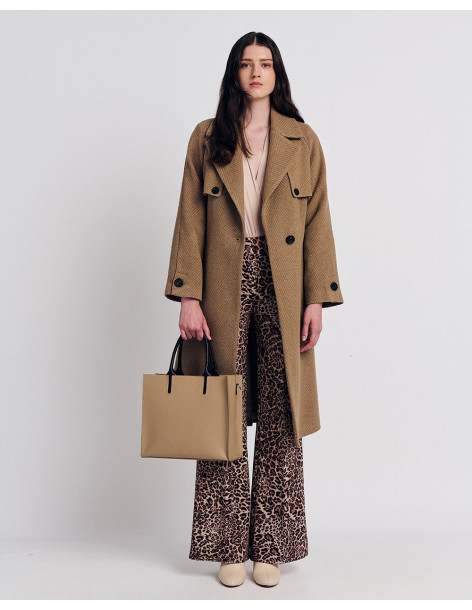FOREL Παντελόνι καμπάνα animal print 079.20.01.005 | BON FASHION