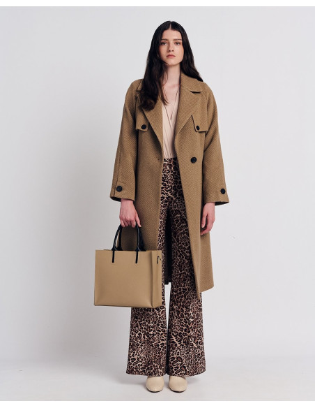 FOREL Παντελόνι καμπάνα animal print 079.20.01.005 | BON FASHION