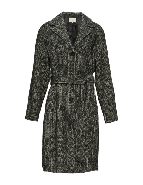 S.OLIVER Wool blend coat with a tie-around belt 2154893-99Q4