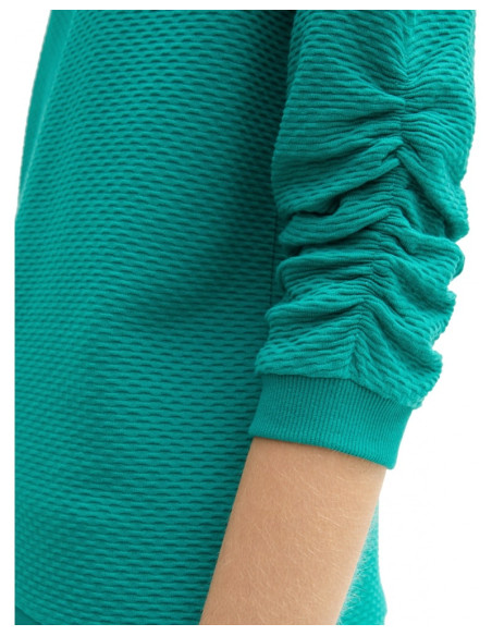 TOM TAILOR Textured μπλούζα 1039979- 35914| BON FASHION