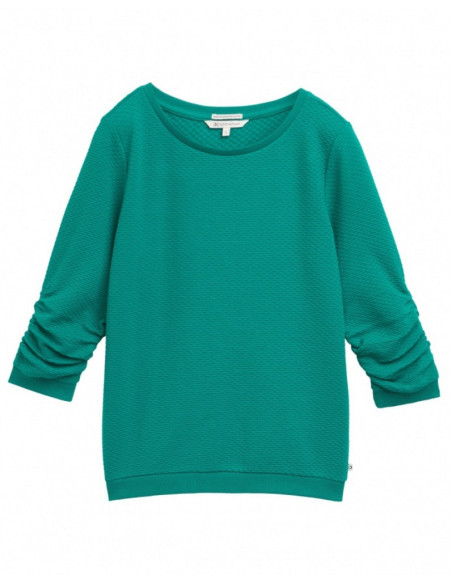 TOM TAILOR Textured μπλούζα 1039979- 35914| BON FASHION