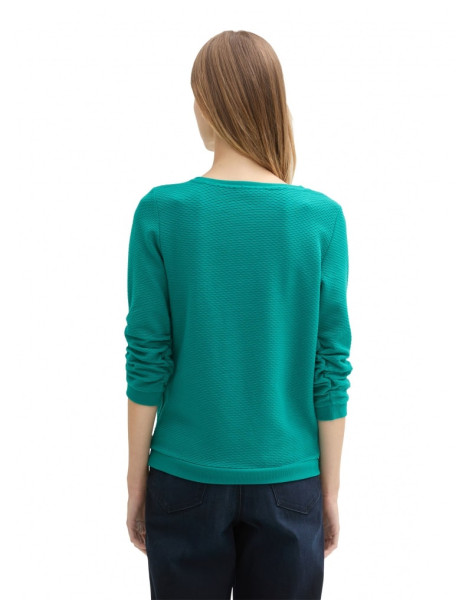 TOM TAILOR Textured μπλούζα 1039979- 35914| BON FASHION