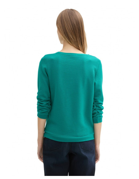 TOM TAILOR Textured μπλούζα 1039979- 35914| BON FASHION