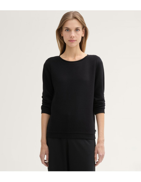 TOM TAILOR Textured μπλούζα 1039979-14482