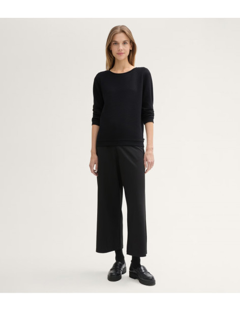 TOM TAILOR Textured μπλούζα 1039979- 14482| BON FASHION