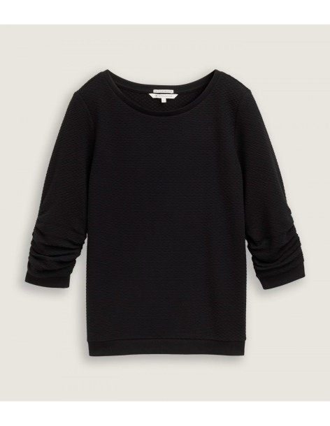 TOM TAILOR Textured μπλούζα 1039979- 14482| BON FASHION