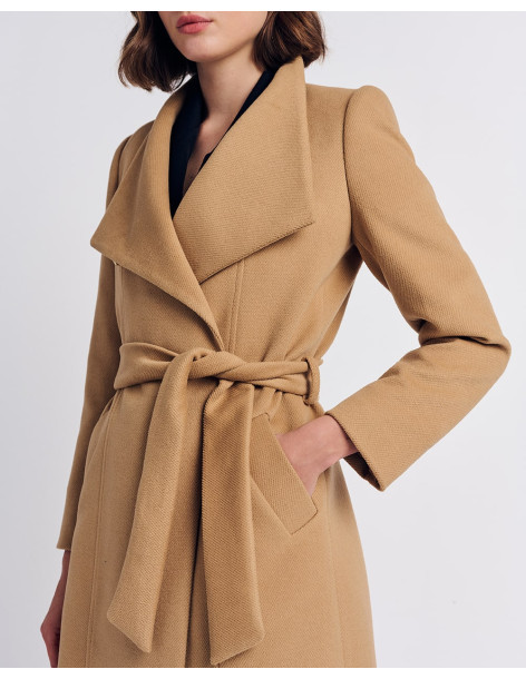FOREL Παλτό με ψηλό γιακά 079.70.01.025-ΚΑΜΗΛΟ | BON FASHION