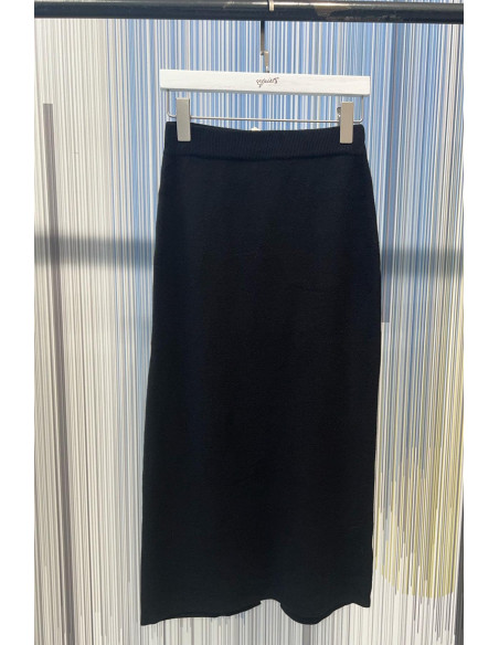 BON FASHION SKIRT CH1627-BLACK | BON FASHION