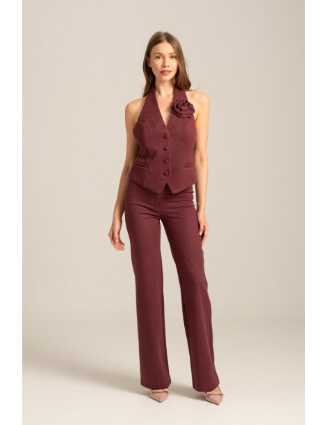 MIND MATTER ROMINA TROUSERS 24-02-03-000-BORDEAUX