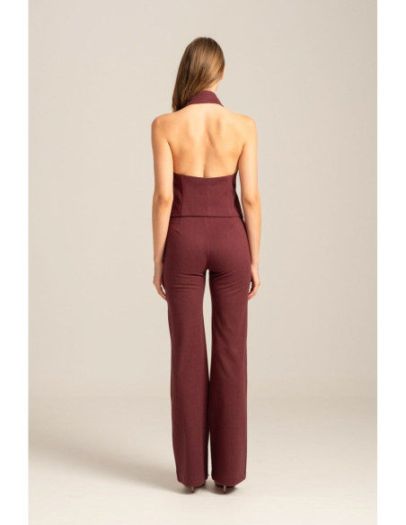 MIND MATTER ROMINA TROUSERS 24-02-03-000-BORDEAUX | BON FASHION