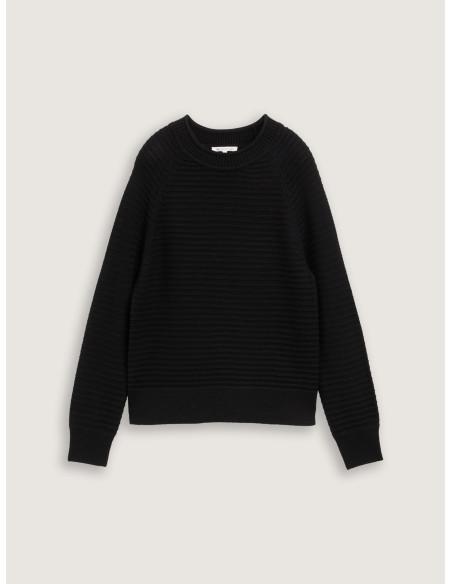 TOM TAILOR Knitted sweater with texture 1044925-14482 | BON FASHION