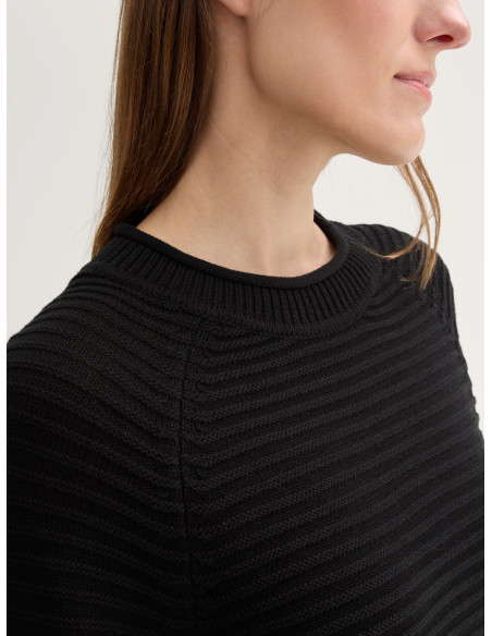 TOM TAILOR Knitted sweater with texture 1044925-14482 | BON FASHION