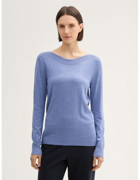 TOM TAILOR Basic knitted sweater 1044106-36521