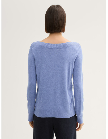 TOM TAILOR Basic knitted sweater 1044106-36521 | BON FASHION