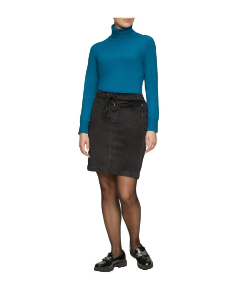 S.OLIVER Knitted jumper with a polo neck 2156997-6469 | BON FASHION