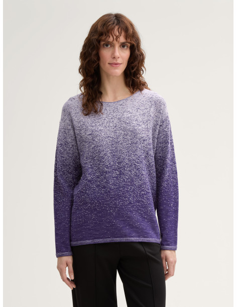 TOM TAILOR Knitted jumper with colour gradient 1044079-
