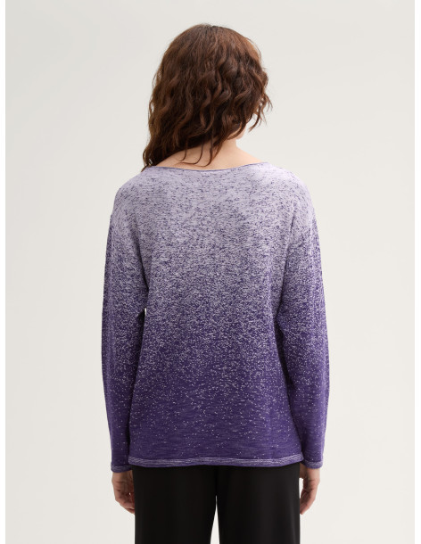TOM TAILOR Knitted jumper with colour gradient 1044079- | BON FASHION