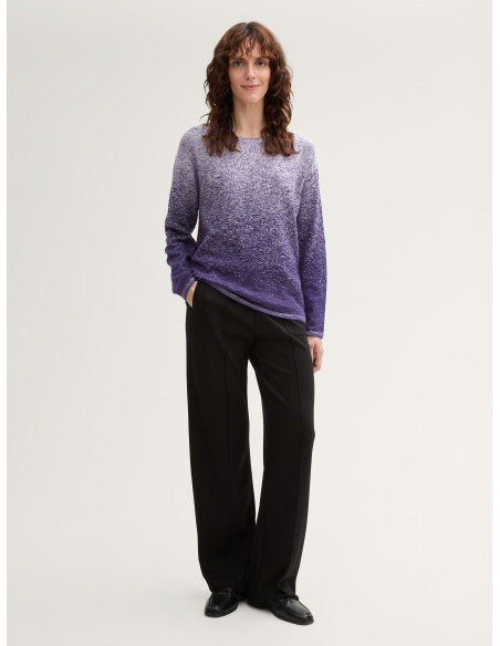 TOM TAILOR Knitted jumper with colour gradient 1044079- | BON FASHION